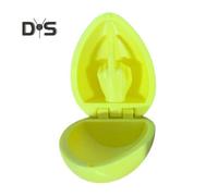 (green) Middle Finger Easter Egg 3D Printed Rude Egg with Flipping Off Middle Finger Easter Basket Stuffer Prank Gift for Adults