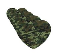 Green Military Camo Car Air Fresheners Cards Set of 4 Pieces Personalized Car Fresheners Gifts for Men Women Auto Aromatherapy Tablets Hanging Scented Cards for Wardrobe Bathroom