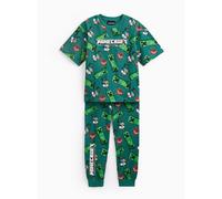 Green Minecraft Print Pyjamas 6-7 years