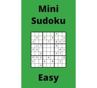 Green Mini Sudoku Book, 9x9 Puzzles, 150 Pages, 5x8, Easy