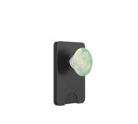Green Minimalistic Cloudy Sky Cloud Pattern Chic Sky PopSockets PopWallet for MagSafe