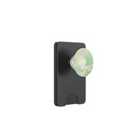 Green Minimalistic Cloudy Sky Cloud Pattern Chic Sky PopSockets PopWallet for MagSafe