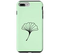 Green Minimalistic Ginkgo Leaves Gingko Tree Zen Case for iPhone 7 Plus/8 Plus