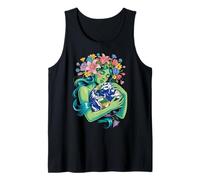 Green Mother Nature Earth Day Earth Mother Planet Nature Tank Top