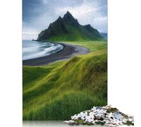 Green Mountain Coastline Puzzles Jigsaw Puzzle 1000 Pieces for Adults Creative Jigsaw Puzzles Difficult Puzzle Challenging Game Gift Toys Teens Family Puzzles 1000pcs (75x50cm)