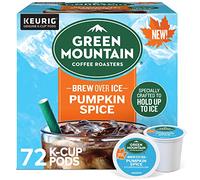 Green Mountain Coffee Brew Over Ice Pumpkin Spice, Keurig Single Serve K-Cup Pods, 72 Count