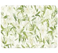 Green Mouse Mat 360x300x3mm Leaf Mouse Pad, Thick Non-Slip Rubber Base Desk Mat and Stitched Edge Optimised for Gaming Sensors Mousepad Office Accessorie for Home Computers Learning Laptop PC,Model437