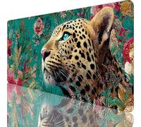 Green Mouse Mat 600 x 400 x 4 mm Large Gaming Mouse Pad Animal Desk Mat with Stitched Edges, Mousepad Non Slip Rubber Base, Waterproof Soft Desk Pad, Pc Accessories for Home Office Decor, Gifts l-296