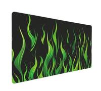Green Mouse Mat 900x400 mm Large Mouse Pad Abstract Waterproof Desk Mat with Non-Slip Rubber Base, Smooth Surface to Improve Precision and Speed, xxl Gaming Mousepad for Computer, PC, Laptop 2S-151