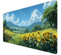 Green Mouse Mat Landscape Gaming Mouse Pad XXL 60 x 30cm Desk Mat Large with Non-Slip Base and Stitched Edge Keyboard Pad for Gaming/Home/Office Work/Accessories, Improved Precision and Speed p8912i