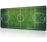 Green Mouse Mat XXL, Football Field Mouse Matt 1200x500mm, Non-Slip Base and Anti-Fray Stitched Edge Mousepad, Durable Design, Precision Control Mousepads, Fits Laptop for PC/Office/Gifts M1-322