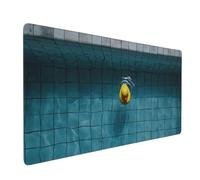 Green Mouse Mat xxl Gaming Mouse Pad 900x500 mm non Slip Desk Mat, Duck Extended Large Mousepad Waterproof & Durable & Stitched Edges Keyboard Mat for Home, Office, Gaming Room (36x20 Inch) 2S-821