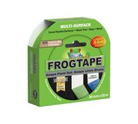 Frog Tape Green Multi Surface Painters Masking Tape, Indoor Painting and Decorating For Sharp Lines and No Paint Bleed 36mm x 55m