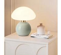 Green Mushroom Lamp With Usb , Bedside And Decorative Light