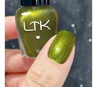 Green Nail Polish - 7ml Matcha Green Glitter Varnish,Shimmer Shine Metallic - Quick Dry,Smooth - Non Toxic,Hypoallergenic,Low-Odor,Breathable - No UV Curing Needed for Women