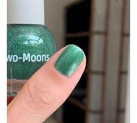 Green Nail Varnish - Green Flash Nail Polish Quick Dry - Reflective Christmas Glitter Nail Polish green - Long Lasting & Fast Drying Nail polish for DIY Nail Art Manicure at Home