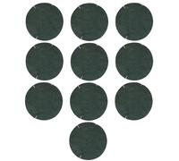 Green Natural Jute Hanging Basket Liners 10 Pack 14 Inch for Garden Planters, Flower Pots, Wall Baskets, Outdoor Gardening, Patio Plants, Reusable Plant Liners by ZINNIAUK