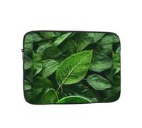 Green Nature Laptop Inner Bag Laptop Sleeve Case Briefcase Carrying Laptop Cover, Black, 17 Inch