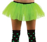 Green Neon Tutu Party Skirt 3 Layers Fancy Dress