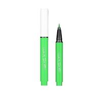 Green Neon UV Fluorescent Eyeliner Pen & Matte Face Paint - Waterproof Quick Drying Long Lasting Single Color Cosmetic for Festival Body Art Party Cosplay Looks and vivid Eye and Face Makeup (Green)