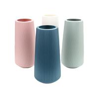 (Green) Nordic Origami Imitation Ceramic Flower Pot Indoor Dining Room Office Decor