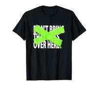 Green Not Over Here Green Graphic T-Shirt
