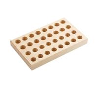 Green Oaken Jewelry Tool Storage Panel with Customizable Compartments for Stamping Molds Craft Stamp Storage Board