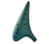 Green Ocarina Professional 12 Hole Beginner Handheld Instrument Adult Portable(AC)