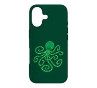 GREEN OCTOPUS Cute Funny Ocean Swimming Sea Coast Creature Case for iPhone 17