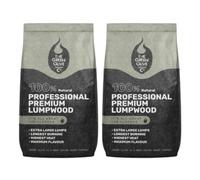 Green Olive Firewood 2 x Premium Professional Lumpwood Charcoal 10kg - Restaurant Grade BBQ Charcoal - Long-lasting, Eco-friendly, BBQ Coal Ideal for BBQ, Grilling, Smoking, & Pizza Ovens