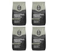 Green Olive Firewood 4 x Premium Professional Lumpwood Charcoal 10kg - Restaurant Grade BBQ Charcoal - Long-lasting, Eco-friendly, BBQ Coal Ideal for BBQ, Grilling, Smoking, & Pizza Ovens