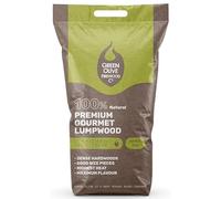 Green Olive Firewood - 5KG Premium Gourmet Lumpwood BBQ Charcoal Coal - Restaurant Grade Barbecue Charcoal - For Barbecues In Your Garden and Professional Grills, Outdoor Kitchen & Firepits