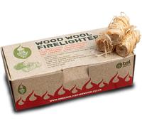 Green Olive Firewood Company - 24 Natural Firelighters for Wood Burners, Log Bur