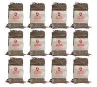 Green Olive Firewood - Kiln Dried Hardwood Logs - Kindling Wood with Eco carboard packaging - Logs for Fire Pit - Pizza Oven Wood - Fire wood less than 20% moisture (12 Nets | 240L)
