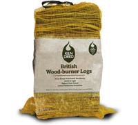 Green Olive Firewood Wood Burner Logs 20L Kiln Dried British Softwood Logs For Wood Burners Stoves Low Moisture, Long-Lasting, High Heat Sustainably