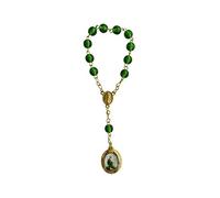 Green One Decade Saint Jude Rosary Decenario De San Judas Tadeo Small Rosary Catholic Prayer