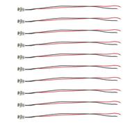 (Green, One size) 10Pcs Led Indicator Light Wire Pilot Light Equipment Ship Truck Pilot Light