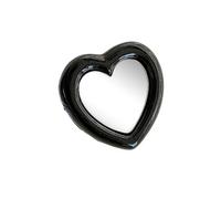 (Green, One size) Adjustable Love Design Phone Holder with build In Mirror Small Heart Style Expandable Stand for Easy Makeup Touch Ups Black