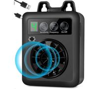 (GREEN, One size) Anti Barking Device, Rechargeable Ultrasonic Dog Bark Deterrent Pet Behavior Training Tool For Almost Dogs