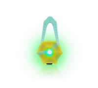 (Green, One size) Dog LED Lights Clip On Waterproof Dog Pet Tag for Night Walking Glow Attach to Collar Harness Anti-lost USB Rechargeable