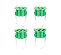 Green Onion Regrower Kit 4pcs Plastic Compact Windowsill | For indoor gardening and sustainable regrowth of green onions Plastic containers fit windowsills and promote easy family