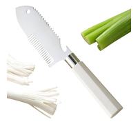 Green Onion Slicer - Multifunctional 4-in-1 Non-Slip Handle, 22 x 4 cm Vegetable Scallion Peeler for Home Kitchen Cooking Restaurant Food Prep Barbecue Commercial Canteen, Mobile Phone Accessories for