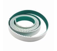 Green Open Strap Polyurethane Steel PU Synchronous Belt 3M/S3M/5M/S5M/8M/S8M， Green Opening Timing Belt Width 10/15/20/25/30mm Drive Belt Transmission(S3M Type,20METERS_30MM)