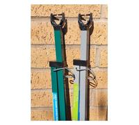 GREEN or GREY Addiz Square Metal Washing Line Prop, Galvanised Metal, Powder Coated, Outdoor Garden Extendable Telescopic Pole Cloths Laundry Line Support (2-Pack)