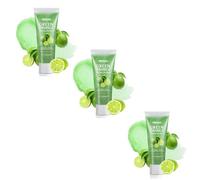 Green Orange Facial Scrub, Deep Cleansing and Exfoliation, Face Scrub Gently Cleans Pores Suitable for Sensitive Skin and All Skin Types (3Pcs)