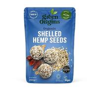 Green Origins Organic Shelled Hemp Seeds, Raw, 250g