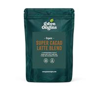 Green Origins Organic Super Cacao Hot Chocolate Blend to Calm & Balance the Mind | No Added Sugar | Vegan | 10 Servings, 150g | Gluten Free, Dairy Free, Kosher