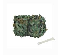 Green Outdoor Camouflage Netting, Sunscreen Camo Net 1m 1.5m 2m 4m 6m 8m 10m 12m 14m 18m 20m, Free Cutting Nets for Kids Den Hunting Military Anti-UV Shooting Camping Building Shelters(1.5M x 4M)