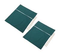 Green Outdoor Directors Chair Replacement Canvas 2 Sets for Camping | Portable Easy Replacement, Breathable Canvas with Bamboo Support, for Studios and Camps