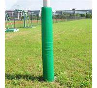 Green Outdoor Round Pole Pad 6 5 4 3 2 Foot, Volleyball/ Basketball Hoop/ Awning/ Caravan Pole Padding Wrap Around, Anti Collision Post Column Cover for Safety Protection(High 1.5m/5ft,Dia 280mm (11in